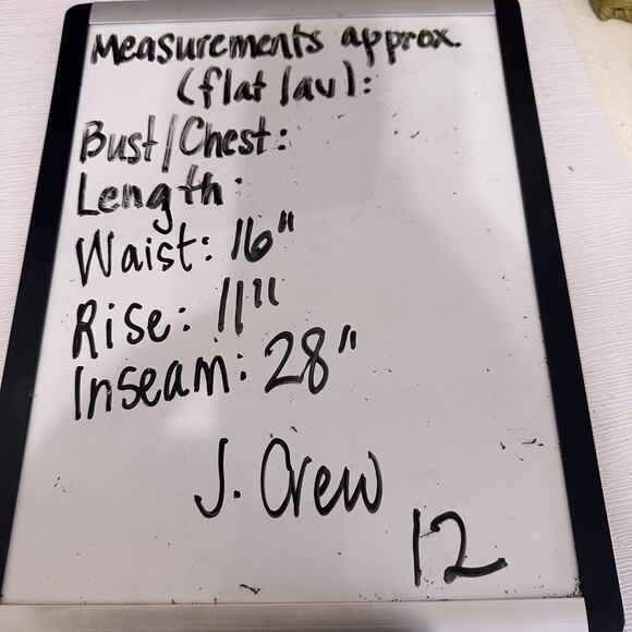 J Crew Pants Women Size 12 Wide Leg Chino Vintage Sandstone Classic Preppy - Picture 9 of 10